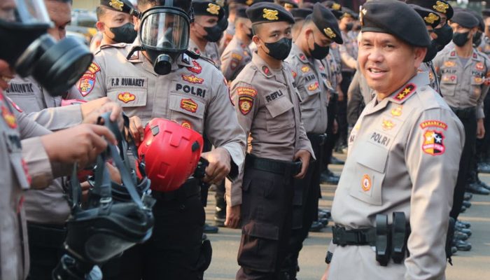 Kesiapsiagaan Polri Hadapi Gunung Anak Krakatau Level III, 299 Personel Disiagakan